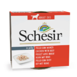 Schesir Dog Chicken & Beef 150g Tin