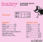 Schesir Baby Complete Chicken & Salmon in Broth for Kittens 70g - Image 3