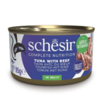 Schesir Cat Tuna & Beef 85g in Jelly Tin