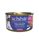 Schesir Cat Tuna Beef & Rice 85g Tin