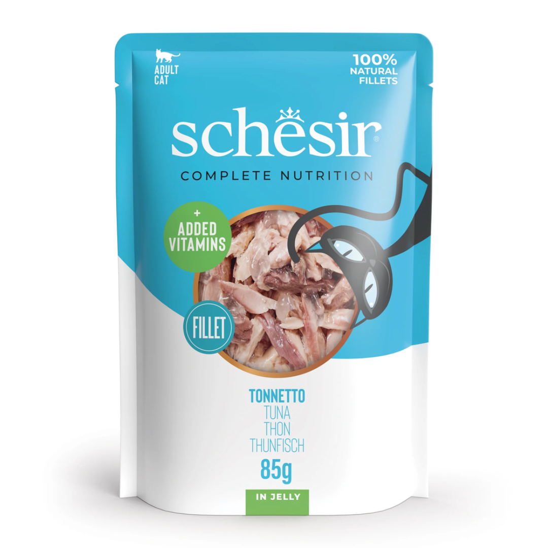 Website_background_-_2026-04-28T110620.630.png Schesir Cat Tuna in Jelly 85g Pouch - Image 1